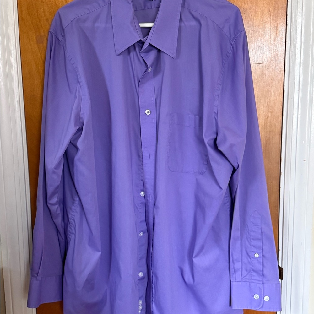 croft & barrow Lavender Button-Front Shirt